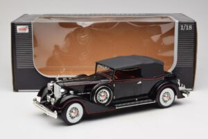 Packard Cabriolet Nero Anson 1:18 30397 Pressofusione — immagine 8 di 8