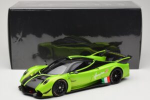 Pagani Huayra R Verde LCD 1:18 LCD18012-GR Pressofusione — immagine 8 di 8
