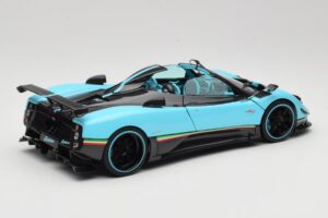 Pagani Zonda Uno Carbon Azzurro Chiaro Almost Real 1:18 850630001 Pressofusione — immagine 3 di 8