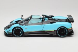 Pagani Zonda Uno Carbon Azzurro Chiaro Almost Real 1:18 850630001 Pressofusione — immagine 4 di 8
