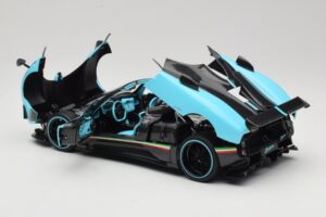 Pagani Zonda Uno Carbon Azzurro Chiaro Almost Real 1:18 850630001 Pressofusione — immagine 5 di 8