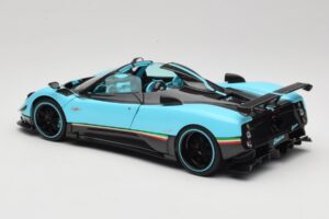 Pagani Zonda Uno Carbon Azzurro Chiaro Almost Real 1:18 850630001 Pressofusione — immagine 7 di 8