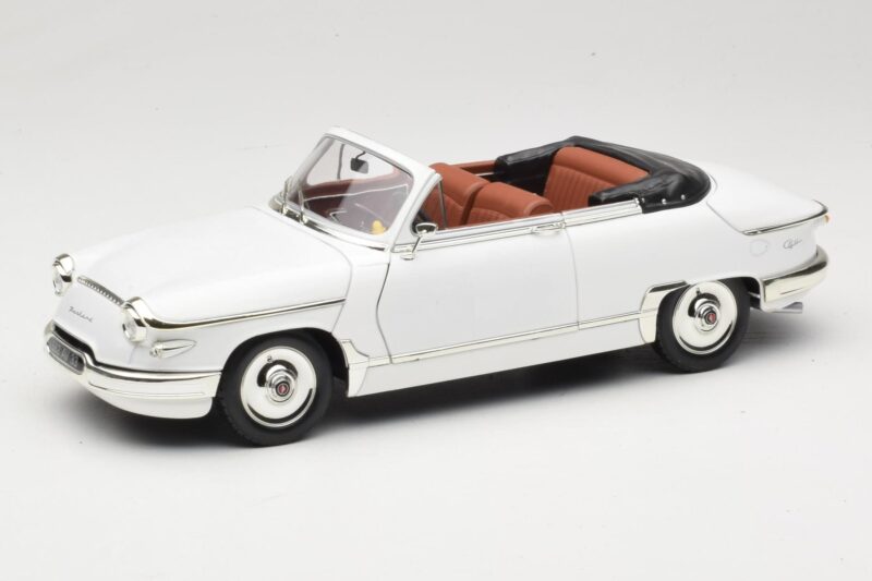 Panhard PL17 Cabriolet Bianco Solido 1:18 8174 Pressofusione