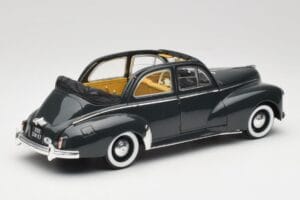 Peugeot 203 Cabriolet Nero Solido 1:18 8156 Pressofusione — immagine 3 di 8