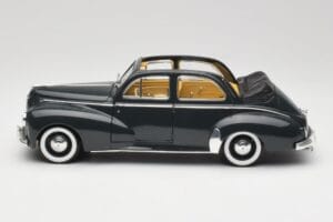 Peugeot 203 Cabriolet Nero Solido 1:18 8156 Pressofusione — immagine 4 di 8