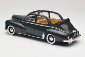 Peugeot 203 Cabriolet Nero Solido 1:18 8156 Pressofusione — immagine 7 di 8