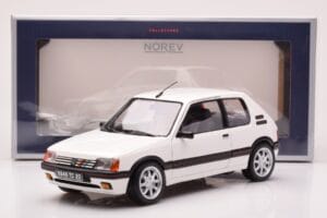Peugeot 205 GTi 1.9 Meije Bianco Norev 1:18 184842 Pressofusione — immagine 8 di 8