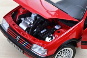 Peugeot 205 GTi 1.9 PTS Deco Vallelunga Rosso Norev 1:18 184846 Pressofusione — immagine 3 di 3