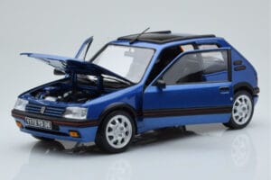 Peugeot 205 GTi 1.9 Con Tetto Apribile Miami Blu Norev 1:18 184844 Pressofusione — immagine 2 di 8