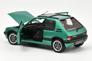 Peugeot 205 GTi Griffe Con Tetto Apribile Verde Norev 1:18 184847 Pressofusione — immagine 2 di 3