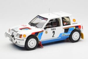 Peugeot 205 T16 #2 A. Vatanen / T. Harryman Rally Monte Carlo 1985 Norev 1:18 184864 Pressofusione