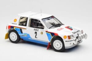 Peugeot 205 T16 #2 A. Vatanen / T. Harryman Rally Monte Carlo 1985 Norev 1:18 184864 Pressofusione — immagine 6 di 8