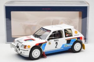 Peugeot 205 T16 #2 A. Vatanen / T. Harryman Rally Monte Carlo 1985 Norev 1:18 184864 Pressofusione — immagine 8 di 8