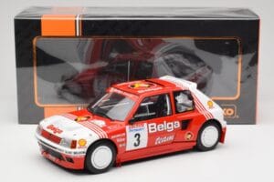 Peugeot 205 T16 #3 B. Darniche / A. Mahe Rally Ypres 1985 IXO 1:18 18RMC135 Pressofusione — immagine 6 di 6