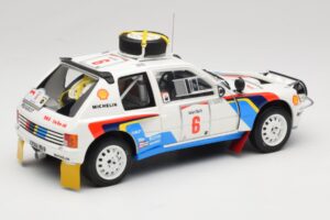 Peugeot 205 T16 Peugeot Talbot Sport T. Salonen / S. Harjanne Safari Rally 1985 Otto 1:18 OT1161 Resina — immagine 2 di 6