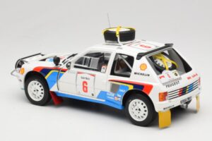Peugeot 205 T16 Peugeot Talbot Sport T. Salonen / S. Harjanne Safari Rally 1985 Otto 1:18 OT1161 Resina — immagine 5 di 6