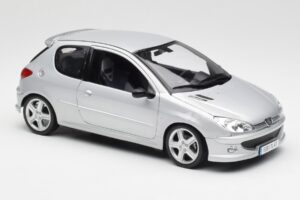 Peugeot 206 RC Aluminium Argento Norev 1:18 184726 Pressofusione — immagine 6 di 8
