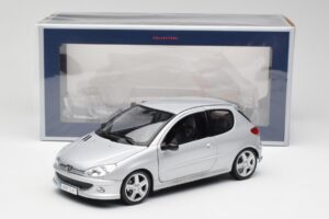 Peugeot 206 RC Aluminium Argento Norev 1:18 184726 Pressofusione — immagine 8 di 8