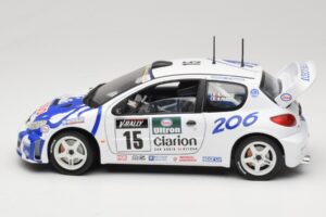 Peugeot 206 WRC #15 G. Panizzi / H. Panizzi WRC 1999 Solido 1:18 9016 Pressofusione — immagine 4 di 8