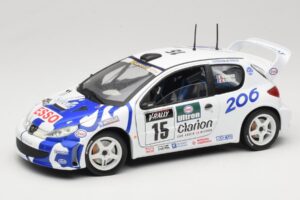 Peugeot 206 WRC #15 G. Panizzi / H. Panizzi WRC 1999 Solido 1:18 9016 Pressofusione