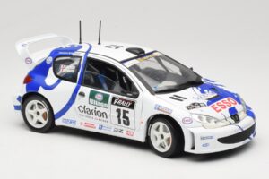 Peugeot 206 WRC #15 G. Panizzi / H. Panizzi WRC 1999 Solido 1:18 9016 Pressofusione — immagine 6 di 8