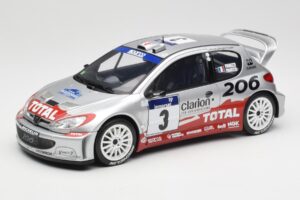 Peugeot 206 WRC #3 G. Panizzi / H. Panizzi Rally Tour de Corse 2002 Otto 1:18 OT1085 Resina