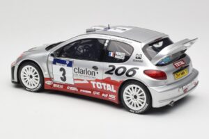 Peugeot 206 WRC #3 G. Panizzi / H. Panizzi Rally Tour de Corse 2002 Otto 1:18 OT1085 Resina — immagine 5 di 6