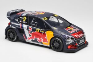Peugeot 208 WRX #9 S. Loeb World RX of Belgium 2018 Otto 1:18 OT455 Resina — immagine 4 di 6