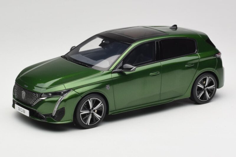 Peugeot 308 GT Olivine Green Otto 1:18 OT458 Resina