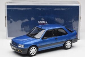 Peugeot 309 GTi16 Miami Blu Norev 1:18 184881 Pressofusione — immagine 6 di 6