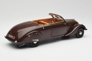 Peugeot 402 Eclipse Cioccolato Norev 1:18 184873 Pressofusione — immagine 3 di 12