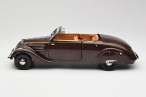 Peugeot 402 Eclipse Cioccolato Norev 1:18 184873 Pressofusione — immagine 7 di 12