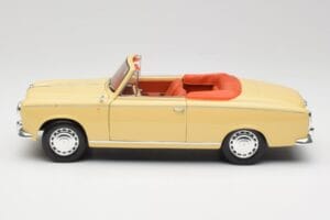 Peugeot 403 Cabriolet Giallo Sabbia Solido 1:18 8165 Pressofusione — immagine 4 di 8