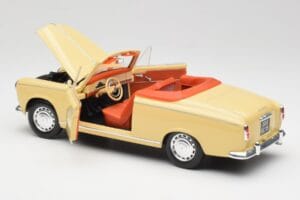 Peugeot 403 Cabriolet Giallo Sabbia Solido 1:18 8165 Pressofusione — immagine 5 di 8