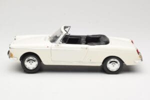 Peugeot 404 Cabriolet Bianco Norev 1:18 184746 Pressofusione — immagine 4 di 8