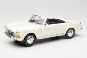 Peugeot 404 Cabriolet Bianco Norev 1:18 184746 Pressofusione