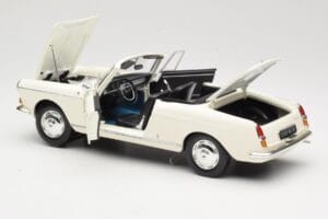 Peugeot 404 Cabriolet Bianco Norev 1:18 184746 Pressofusione — immagine 5 di 8