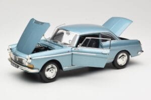 Peugeot 404 Coupe Blu Norev 1:18 184745 Pressofusione — immagine 2 di 8