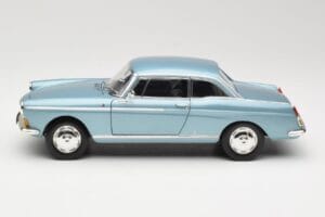 Peugeot 404 Coupe Blu Norev 1:18 184745 Pressofusione — immagine 4 di 8