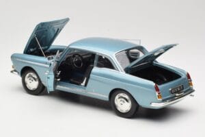 Peugeot 404 Coupe Blu Norev 1:18 184745 Pressofusione — immagine 5 di 8