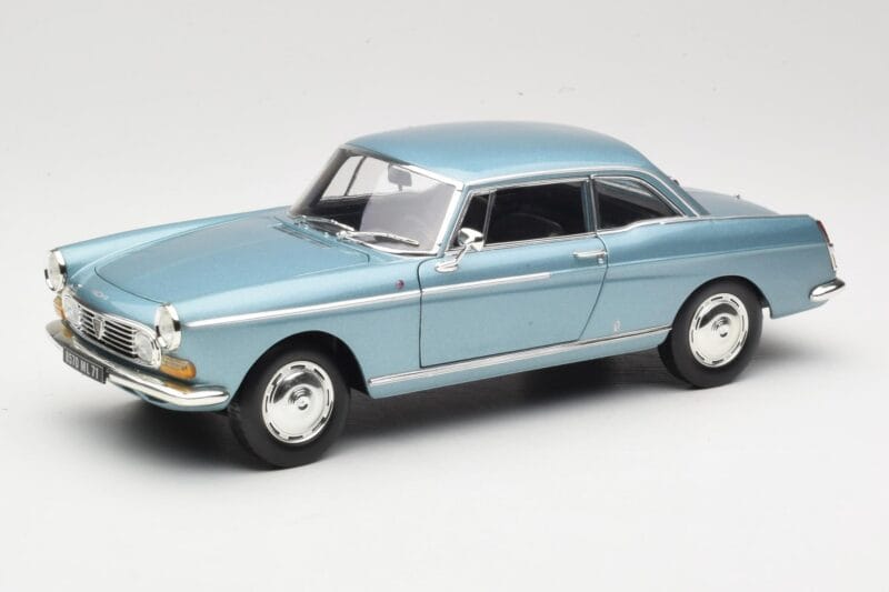 Peugeot 404 Coupe Blu Norev 1:18 184745 Pressofusione