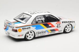 Peugeot 405 Mi16 #45 Team Peugeot Talbot Sport R. Gravett BTCC 1992 Otto 1:18 OT1141 Resina — immagine 2 di 6