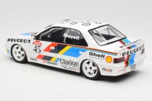 Peugeot 405 Mi16 #45 Team Peugeot Talbot Sport R. Gravett BTCC 1992 Otto 1:18 OT1141 Resina — immagine 5 di 6