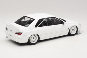 Peugeot 406 by Khyzyl Saleem Bianco Otto 1:18 OT1284 Resina — immagine 2 di 6