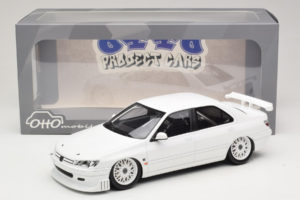 Peugeot 406 by Khyzyl Saleem Bianco Otto 1:18 OT1284 Resina — immagine 6 di 6