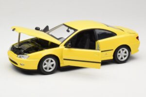 Peugeot 406 Coupe Giallo Gate 1:18 01022 Pressofusione — immagine 2 di 8