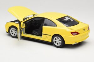 Peugeot 406 Coupe Giallo Gate 1:18 01022 Pressofusione — immagine 5 di 8