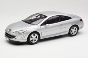 Peugeot 407 Coupe Argento Norev 1:18 184747 Pressofusione