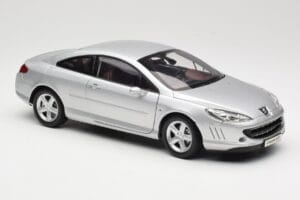 Peugeot 407 Coupe Argento Norev 1:18 184747 Pressofusione — immagine 6 di 8