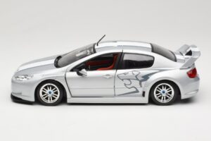Peugeot 407 Racing Argento Solido 1:18 90642 Pressofusione — immagine 4 di 8
